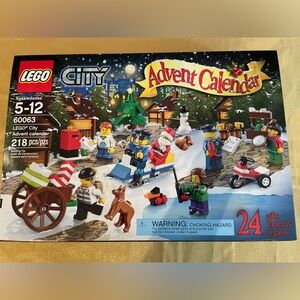 LEGO City Advent Calendar with Festive Colors